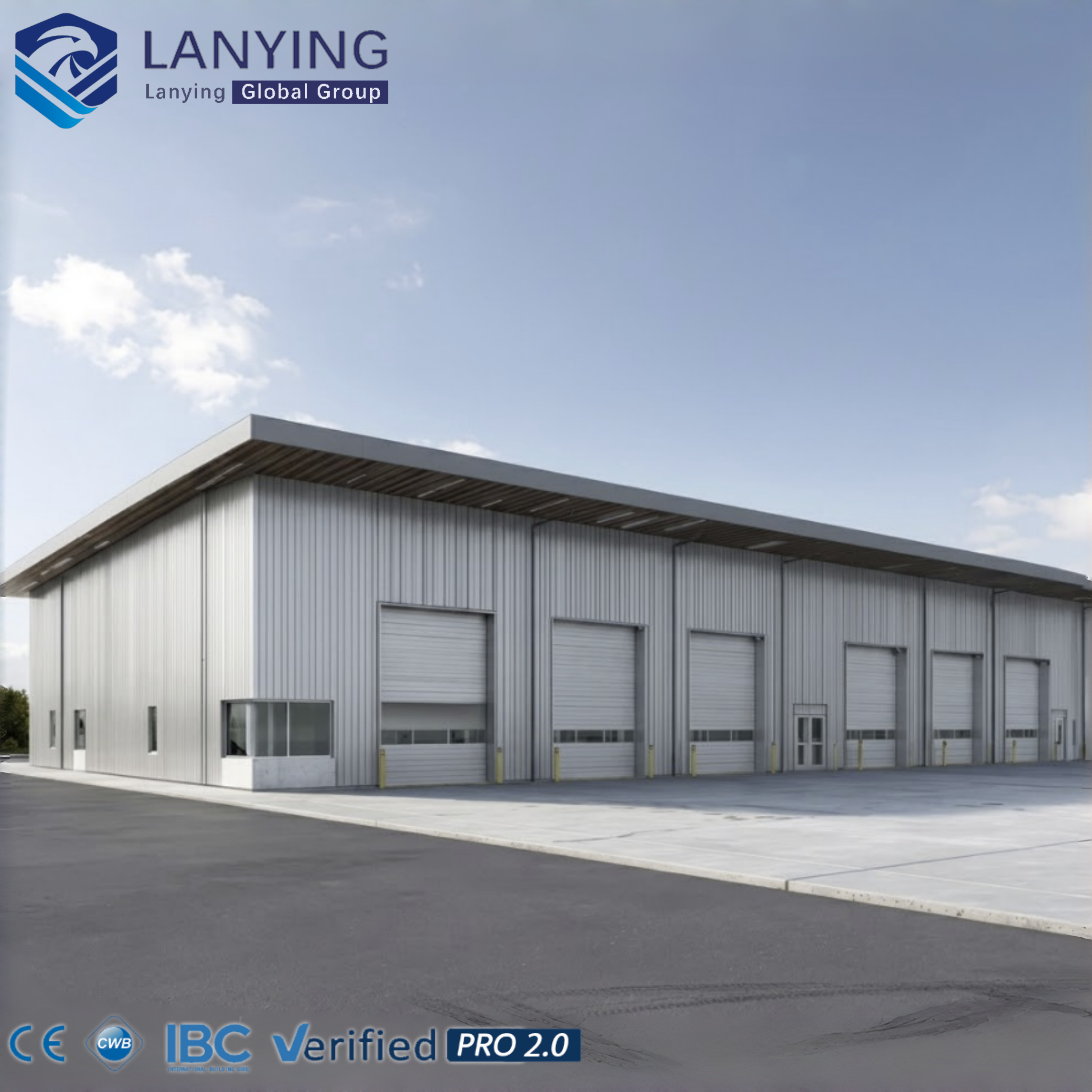Industrial Prefab Steel Structure Warehouse Building For Storage And Logistics Use