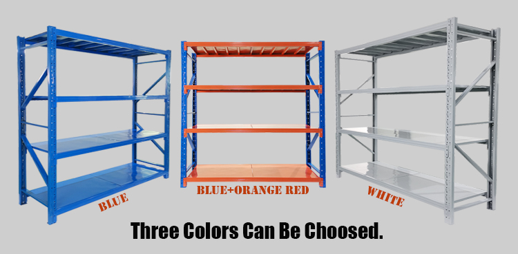 4 Layers Adjustable Light Duty Warehouse Storage Rack with Metal Deck