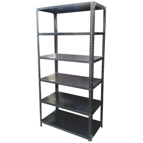 4/5 Level with Screw Corner Metal Storage Rack Wholesale, Warehouse Storage Rack, Slotted Angle Storage Rack