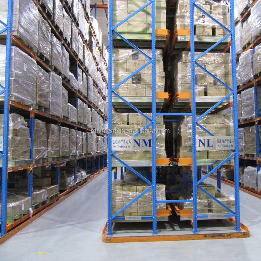 Custom Euro Very Narrow Aisle Racking System VNA Galvanized Narrow Pallet Racking for Warehouse Solution