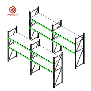 Industrial Storage Rack System - Heavy Duty Steel Grow Shelves with Reinforced Wood Platforms for Warehouses &amp; Greenhouses