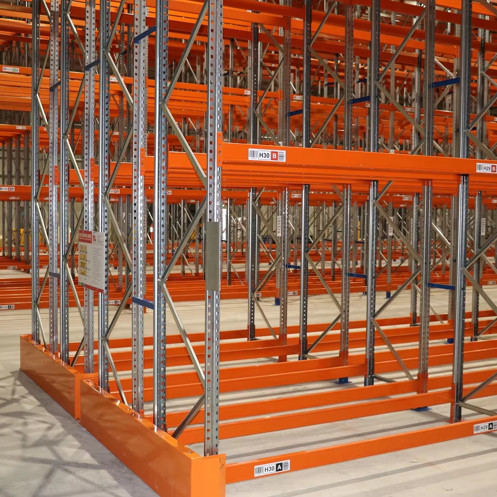 Warehouse Storage Metal Shelf Stacking Racks &amp; Shelves Pallet Racking System Steel Shelving Vna Racking System Narrow Aisle Rack