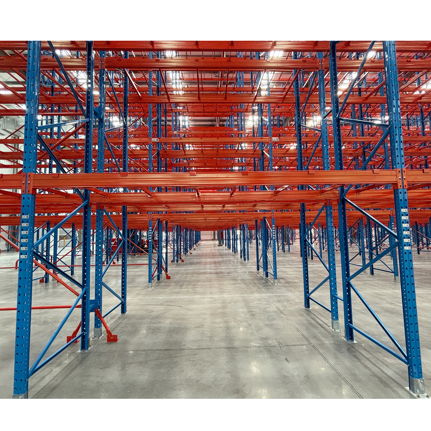 Jracking EURO Standard Industrial Vertical Warehouse Storage Shelves Heavy Duty Pallet Racking System for Logistic Hubs