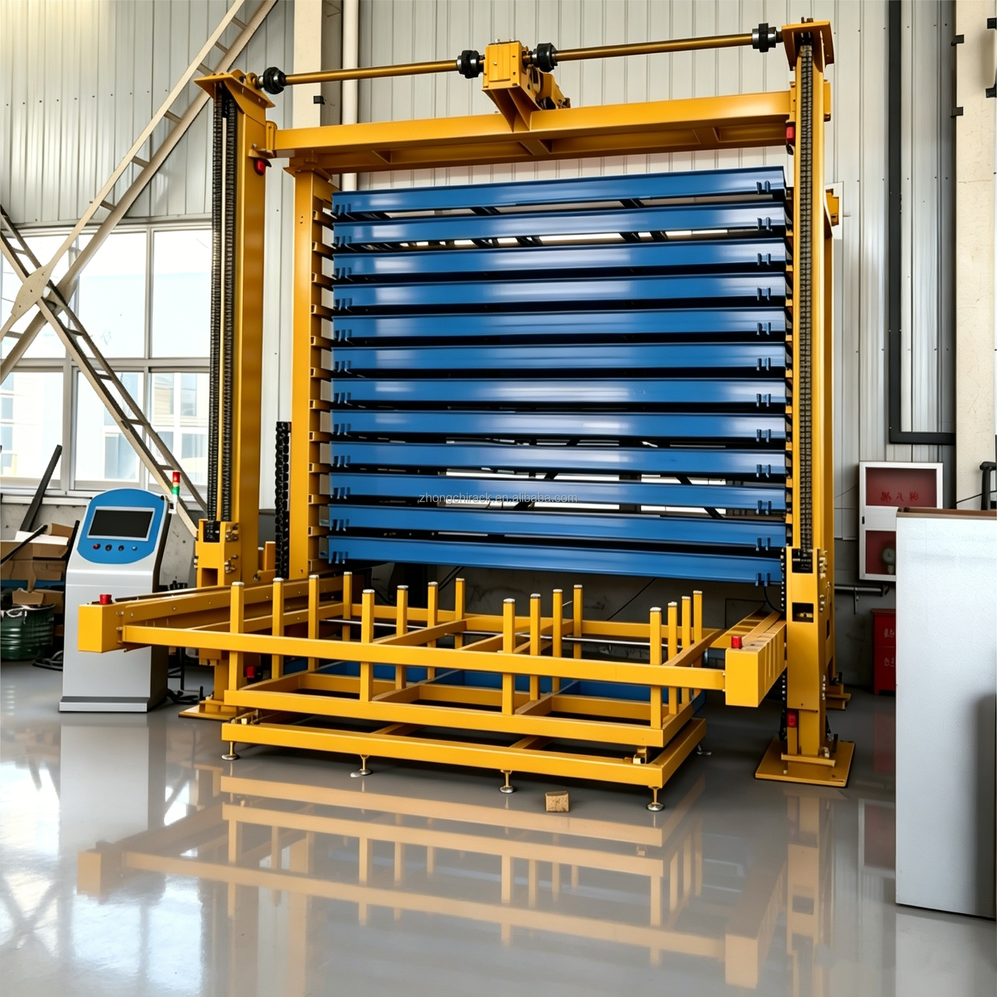 Intelligent Steel Sheet Metal Multi-Level Heavy Duty Storage Rack System High Load Capacity Automated Warehouse Solution