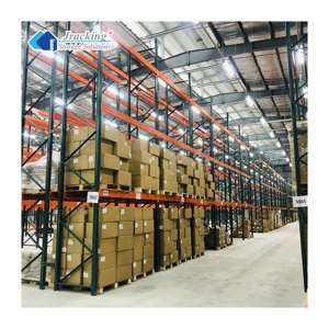 Jracking Vertical Warehouse Storage Shelving Rack Heavy-Duty Steel Teardrop Pallet Racking for Logistics Centers
