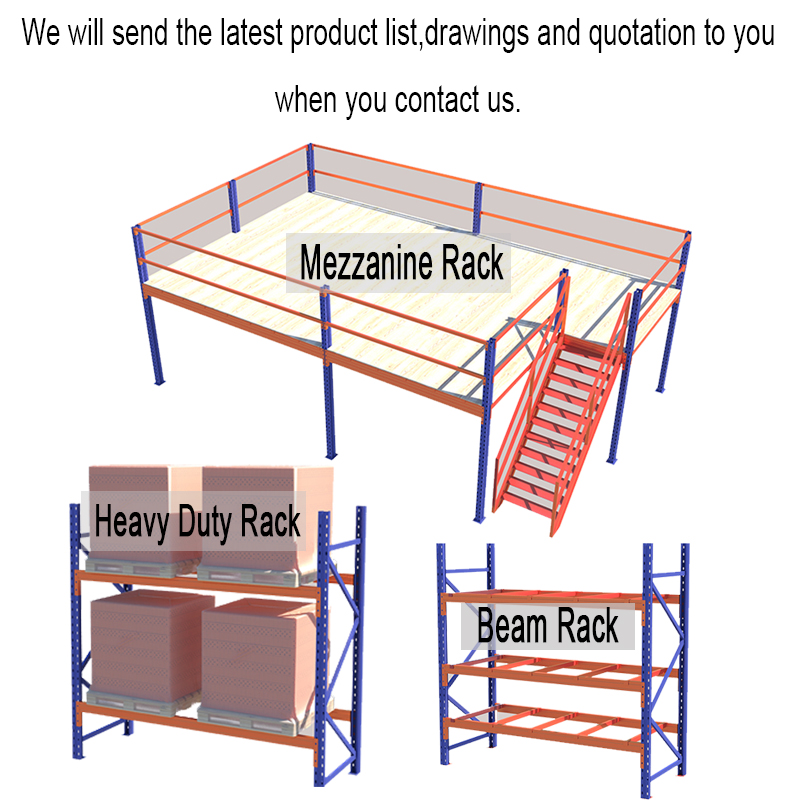 Adjustable Customized Gravity Storage Shelf Heavy Duty RackingSystem