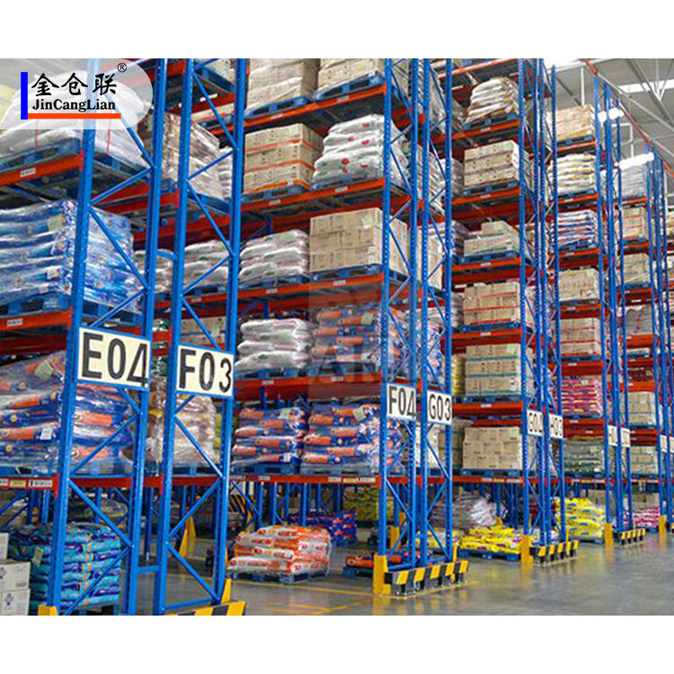 Longspan High Bay Industrial Pallet Rack Wire Mesh Deck Cold Rolled Steel Q235 Brushed Teardrop Design CE Certified 1500-4500kg