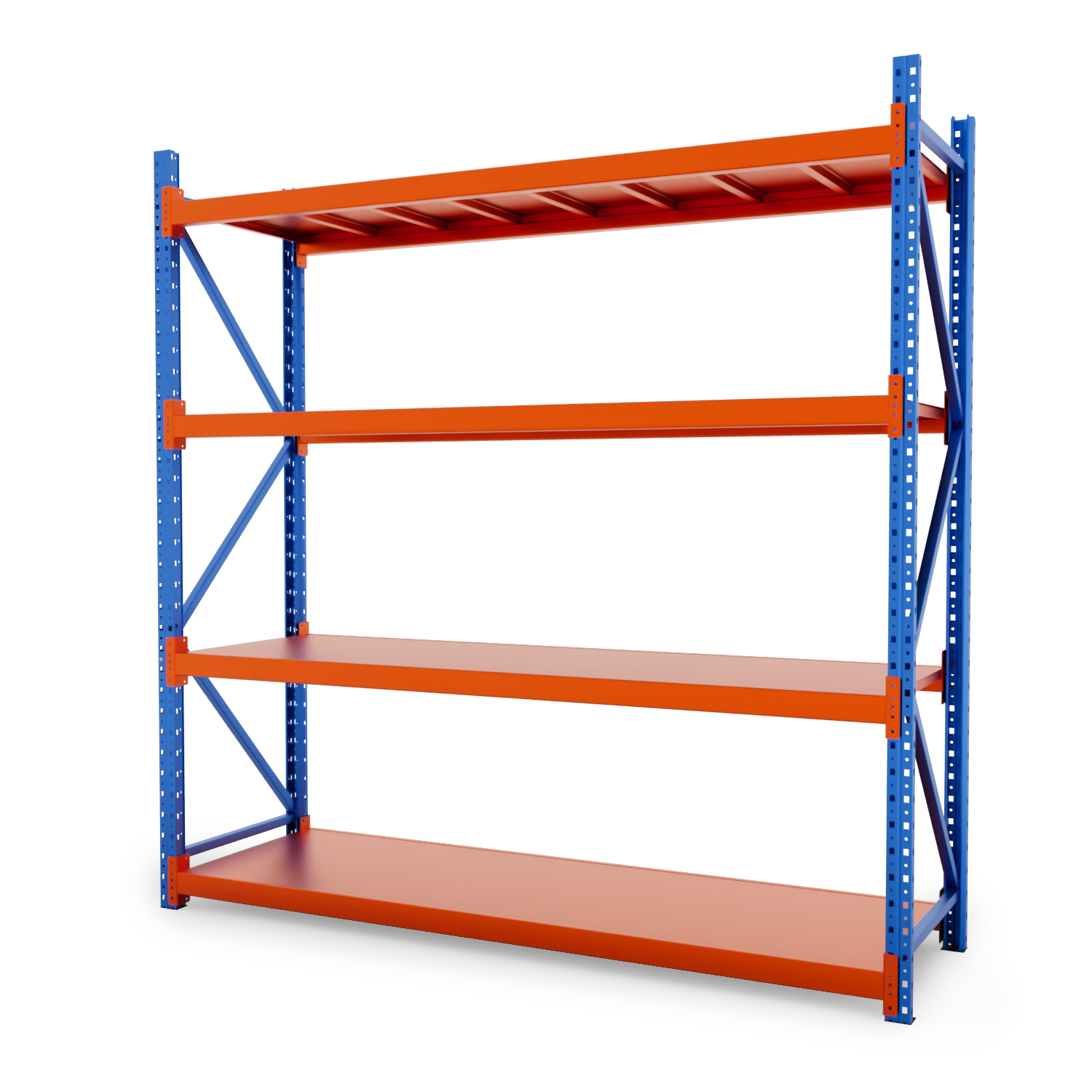 Wholesale Heavy Duty Pallet Rack 3000kg High Load 4 Layer Metal Shelves Durable Longspan Pallet Racking For Warehouse Storage