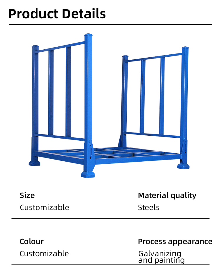 Wholesale Stacking Heavy Duty High Capacity Moveable Metal Welded Rack Logistics Industrial Transport Stable Pallet Rack