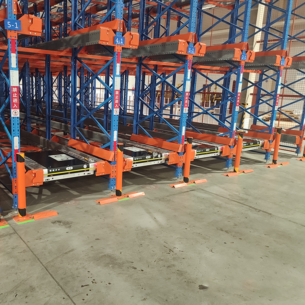 Automatic Warehouse Mobile Storage Heavy Duty Pallet Shuttle Racking Mobile Pallet Racking Systems