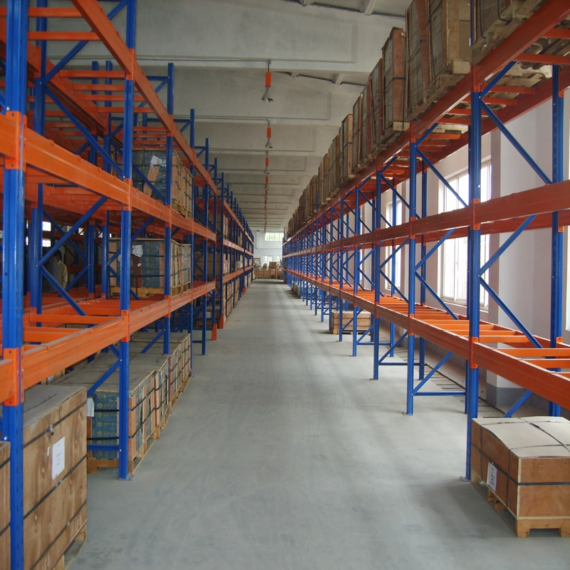 Heavy-Duty 5-Layer High-Capacity Drive-In Pallet Rack Industrial Selective Steel Metal Rack Adjustable Anti-Rust Durable Powder