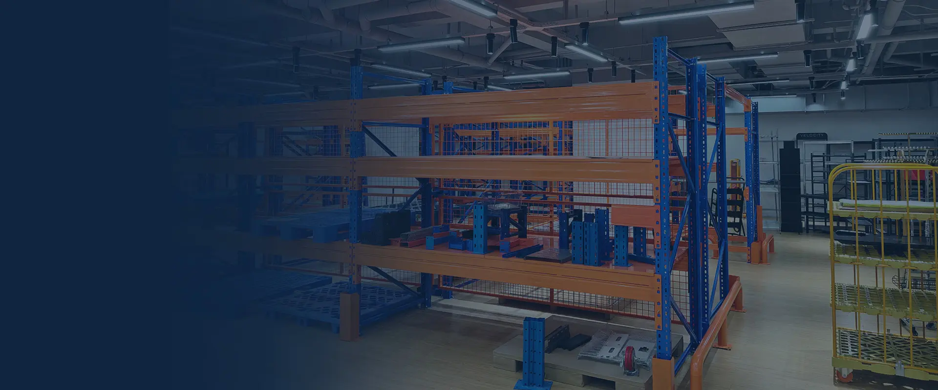 Double Deep Pallet Racking System high density warehouse engineering