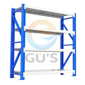 Industrial Boltless Racking System Light &amp; Medium Duty Stackable Pallet Rack Metal Garage Shelves for Warehouse Pallet Storage