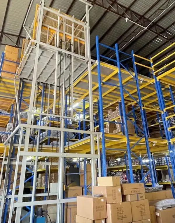 Multi-level picking platform for auto parts
