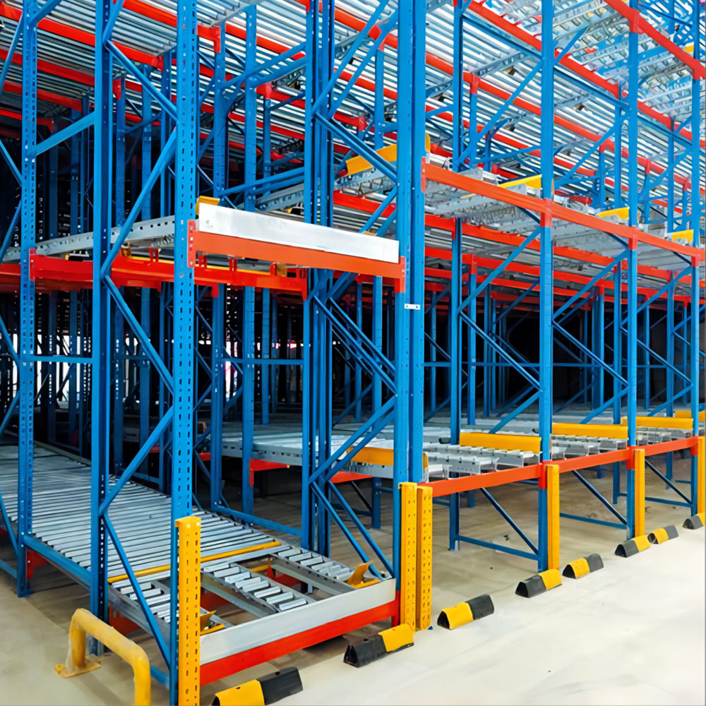 Storage Racks 2025 Trending Product Warehouse Storage Racks Pallet Flow Racking System Steel Gravity Roller Shelf With Roller