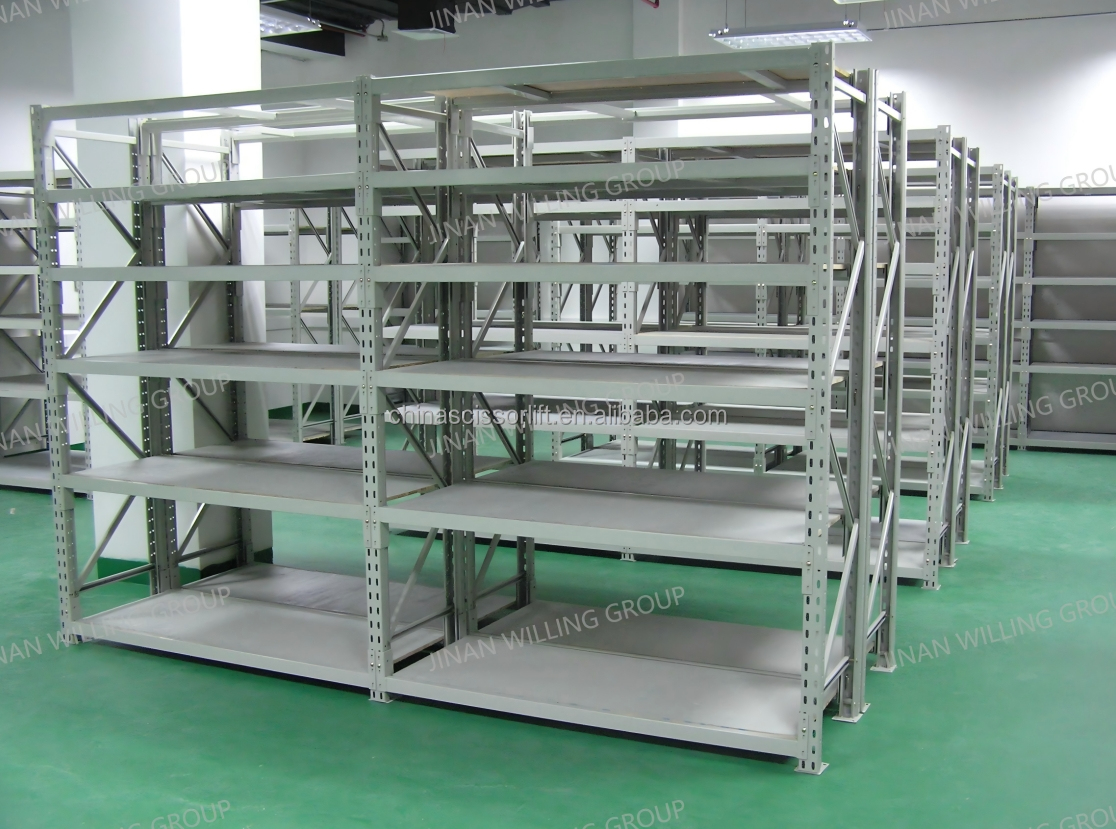 Detachable Metal Layer Storage Rack Medium Duty Steel Shelving for Logistics Warehouse Stock