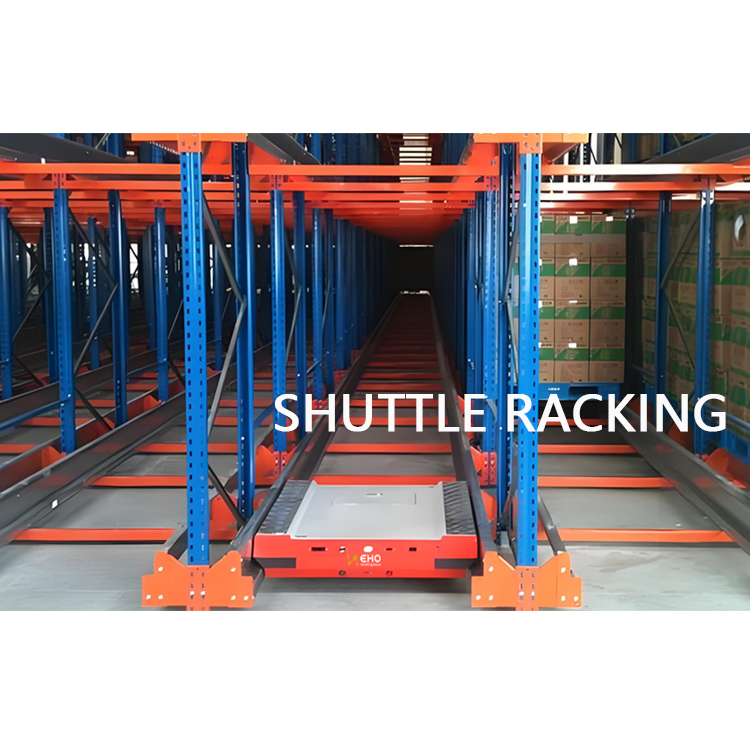 High-Density Ratio Shuttle Racks System Asrs 4 Way Shuttle Racking Radio Shuttle Pallet Rack