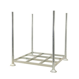 Customizable Heavy Duty Galvanized Stacking Rack Warehouse Factory Logistics Steel Pallet Rack Stillage