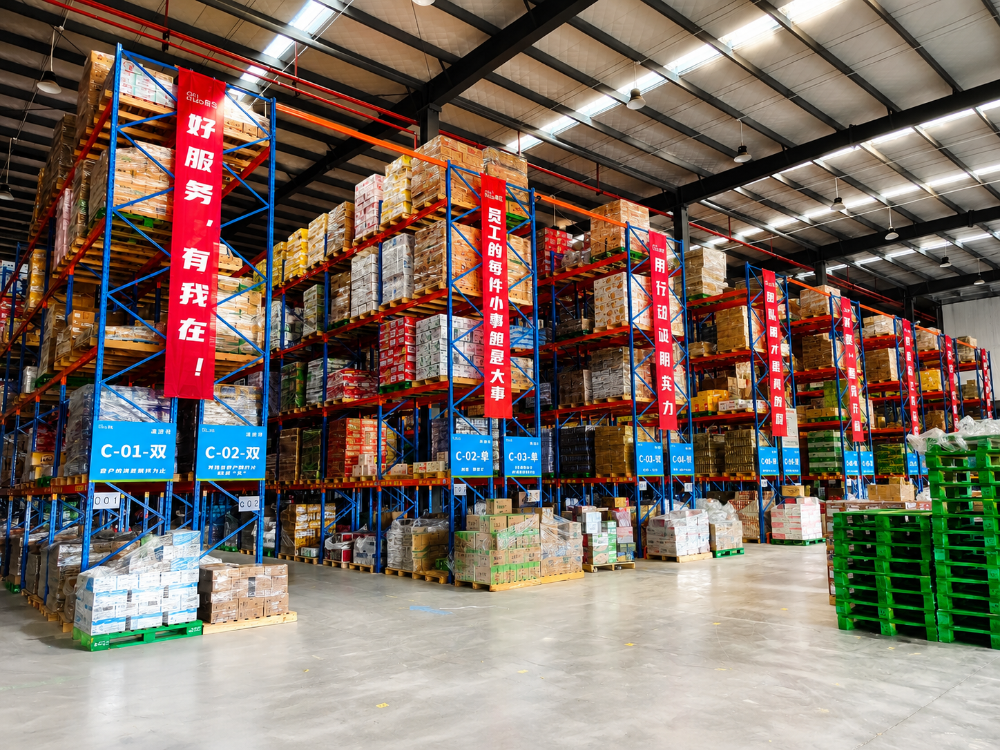 Multi Level Warehouse Racking Heavy Duty Rack System Stack Warehouse Storage Steel Pallet Racks for Sale
