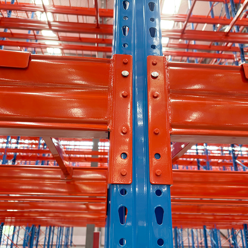 Jracking EURO Standard Industrial Vertical Warehouse Storage Shelves Heavy Duty Pallet Racking System for Logistic Hubs
