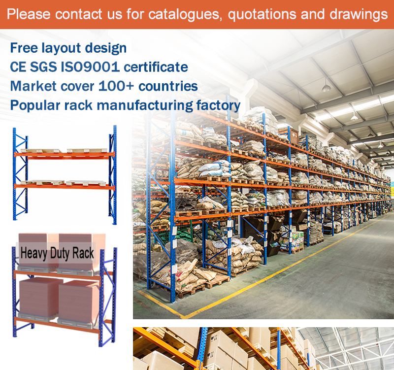Adjustable Customized Gravity Storage Shelf Heavy Duty RackingSystem