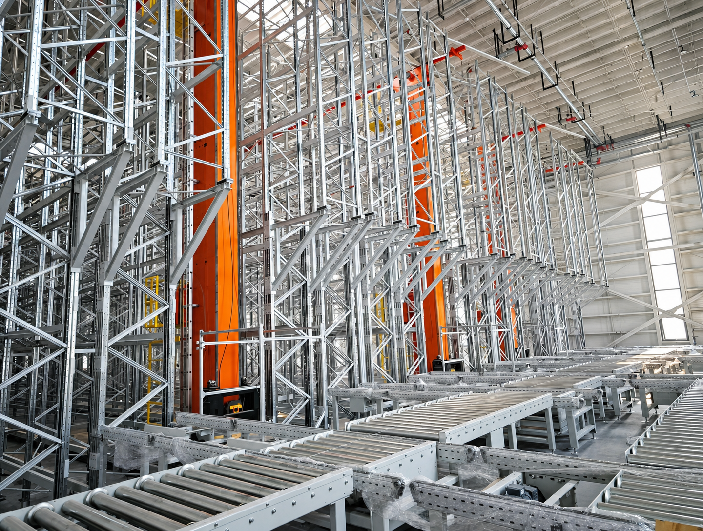 AS/RS Automated Storage and Retrieval System, High Bay Heavy Duty Pallet Rack for Automated Warehouse