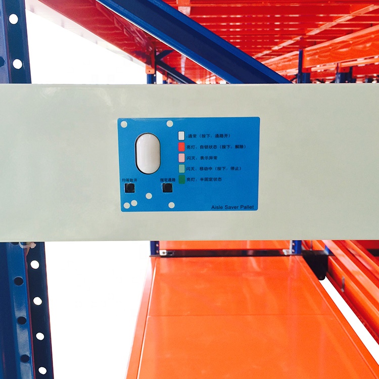 Movable Steel Pallet Racks Automation Warehouse Storage Racking System