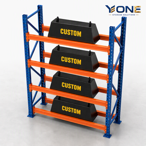 Selective Pallet Racking System Steel Storage Rack Heavy Duty Boltless Adjustable 5-Tier