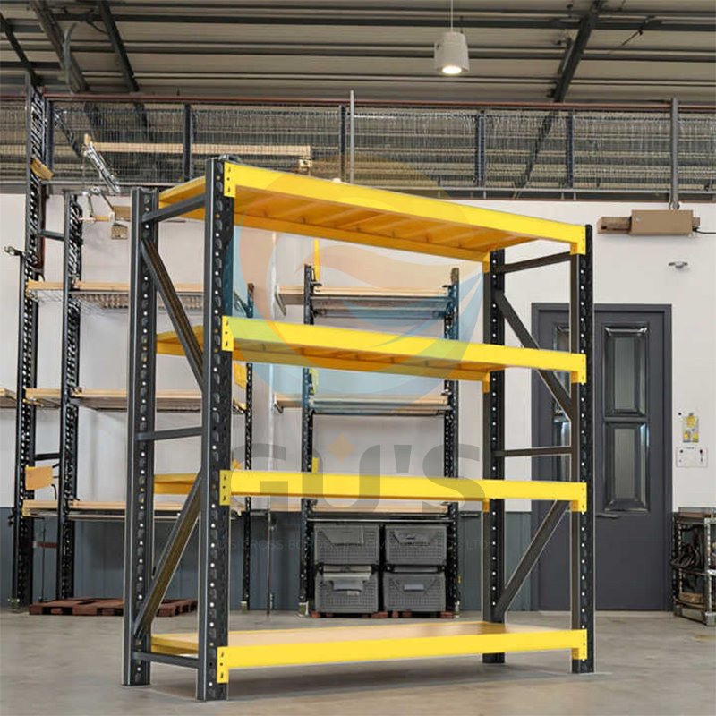 Industrial Boltless Racking System Light &amp; Medium Duty Stackable Pallet Rack Metal Garage Shelves for Warehouse Pallet Storage