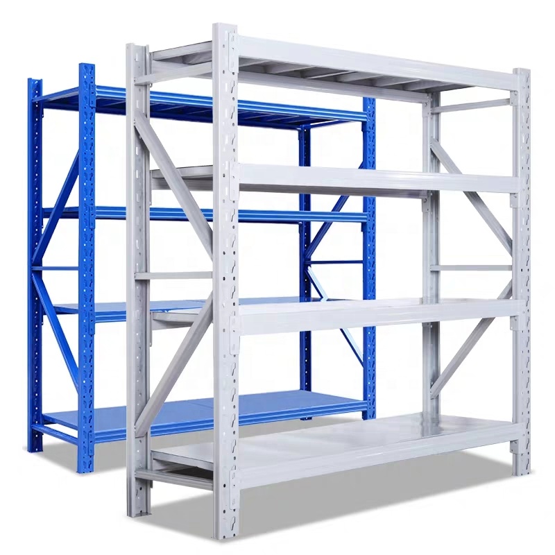 Mracking Adjustable Boltless Racks Industrial Light Duty Shelf Pallet Shelving Stacking Racks Shelves Warehouse Storage Rack