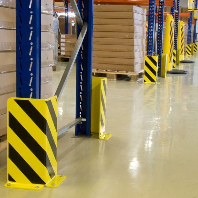 Anti-collision Upright Protector Heavy Duty Warehouse Storage Pallet Rack Column Corner Guard Rack Shelf