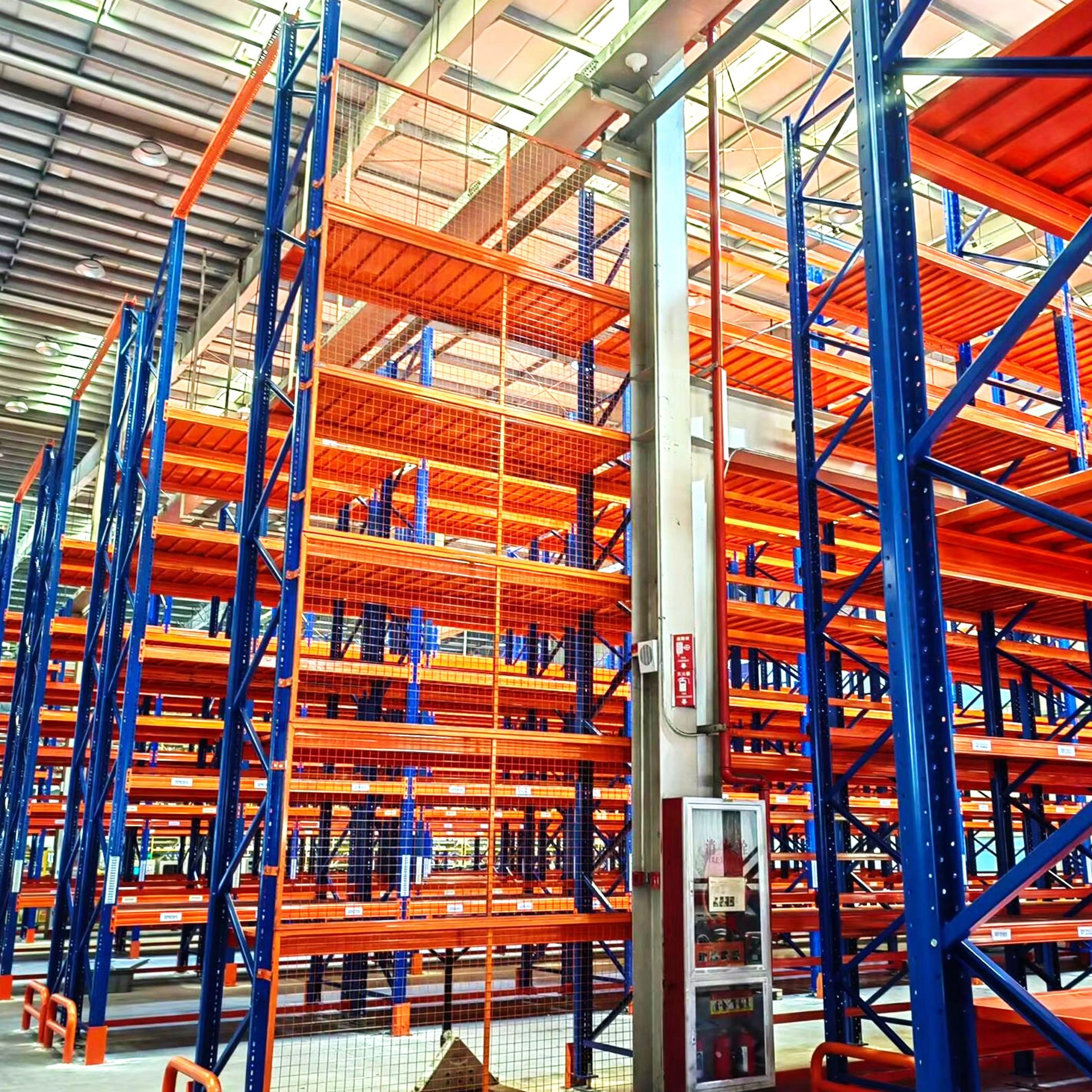 Heavy Duty Steel Mezzanine Attic Rack Multi-Level Storage Platform with Pallet-Racking Support for Warehouse Space Expansion