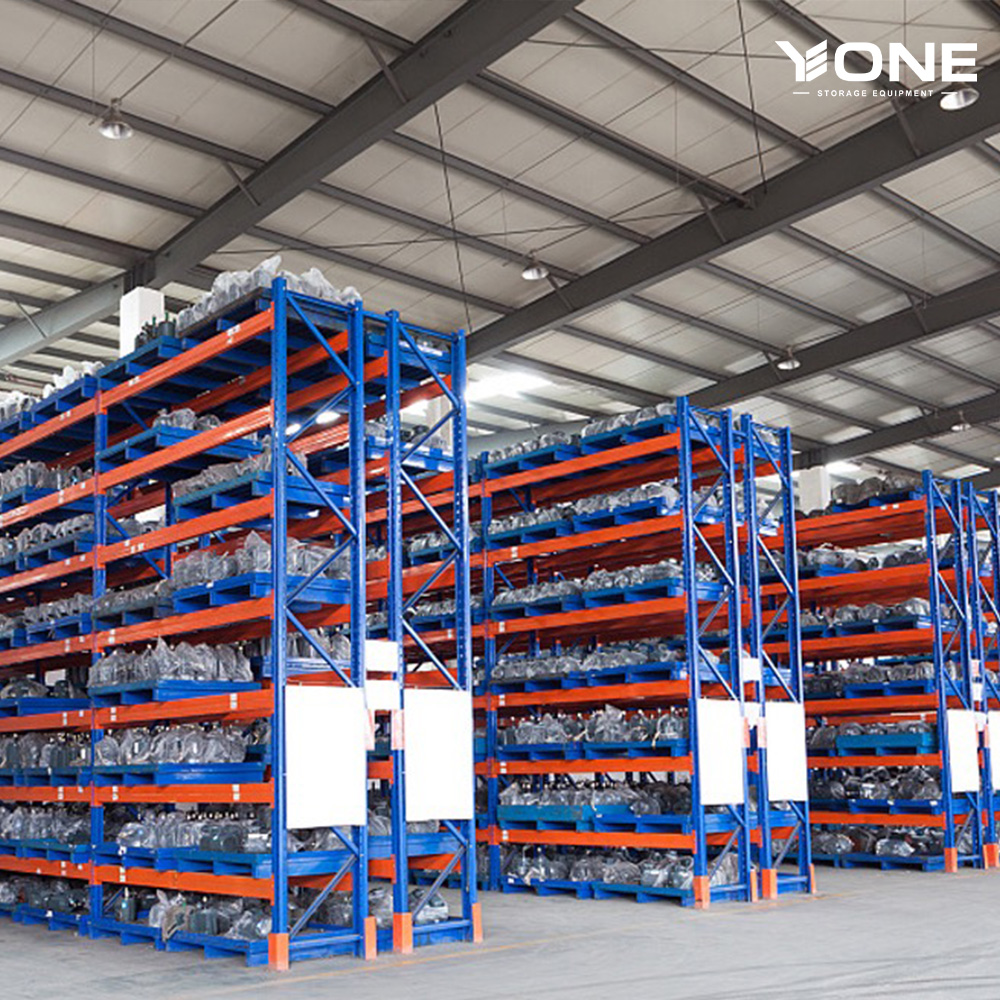 Warehouse Storage Rack System High Density Porta Pallet 1000kg Q235B Cold Rolled Steel Heavy Duty Pallet Rack Warehouse