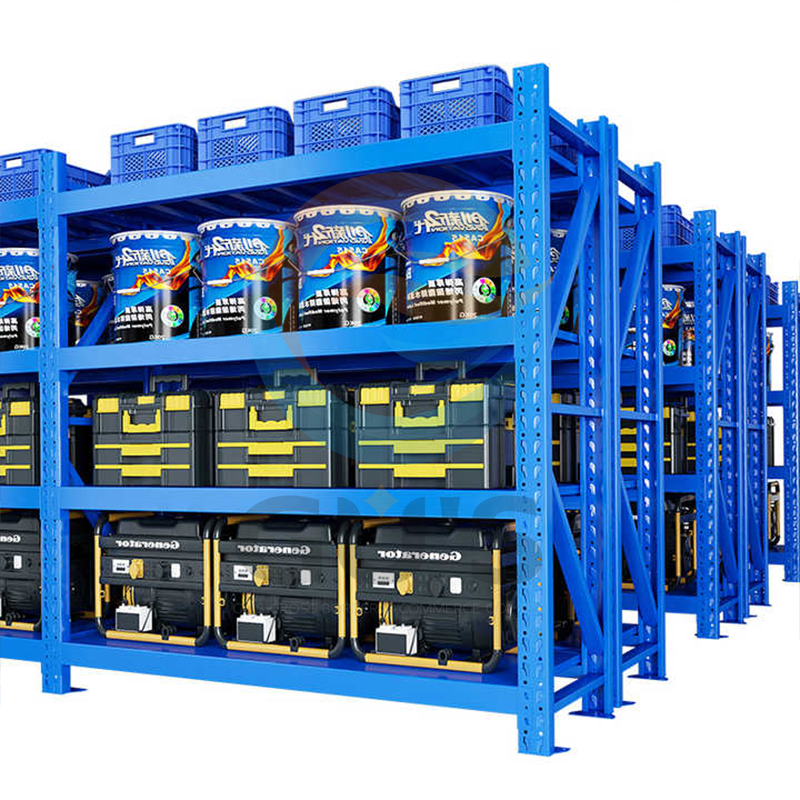 Industrial Boltless Racking System Light &amp; Medium Duty Stackable Pallet Rack Metal Garage Shelves for Warehouse Pallet Storage