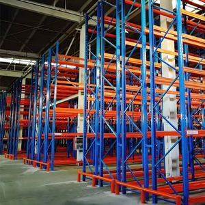 Double Deep Steel Pallet Racks Corrosion Protection Heavy Duty Stable Structure Warehouse Storage System for Logistics