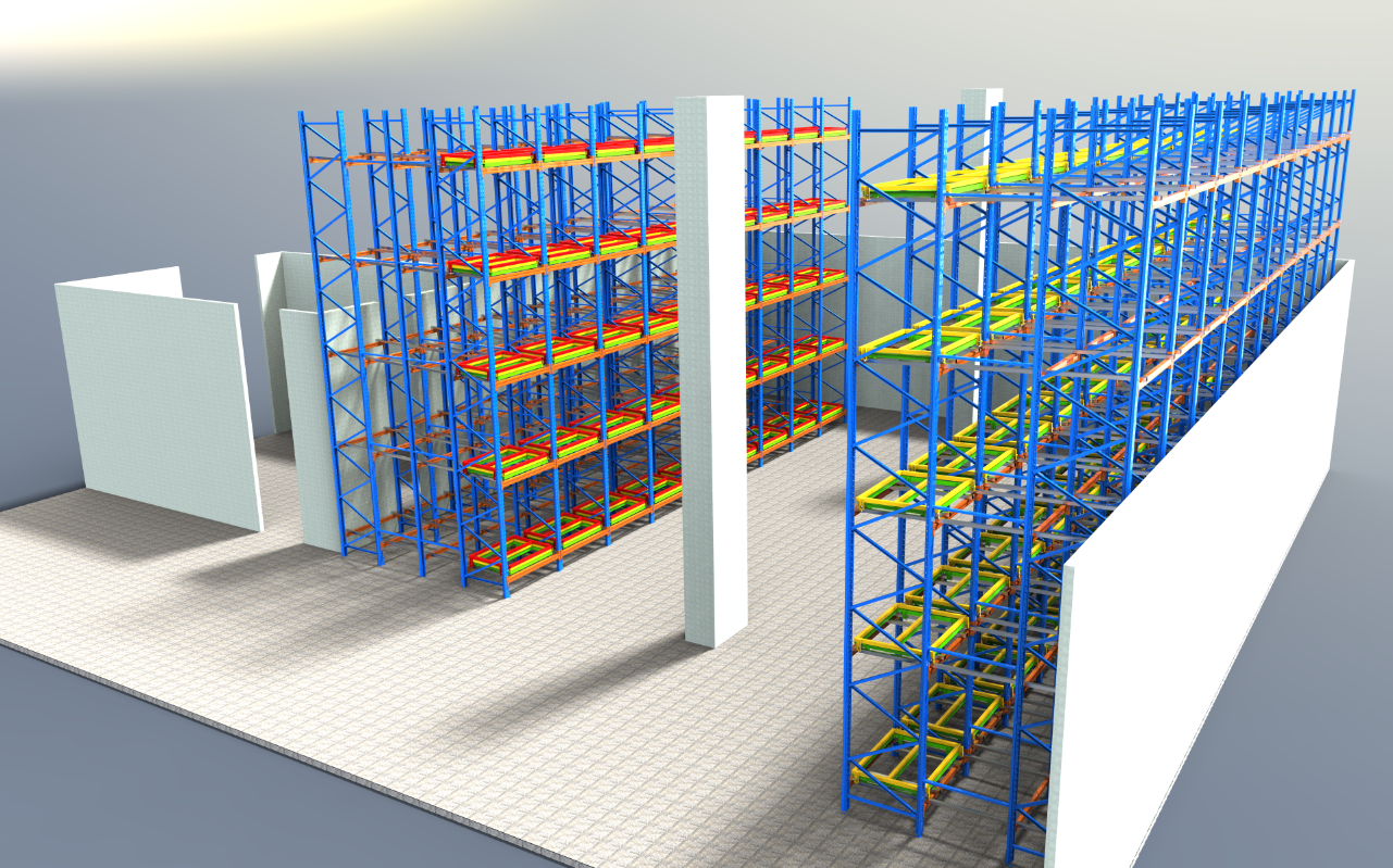 Rack Structure Drawing