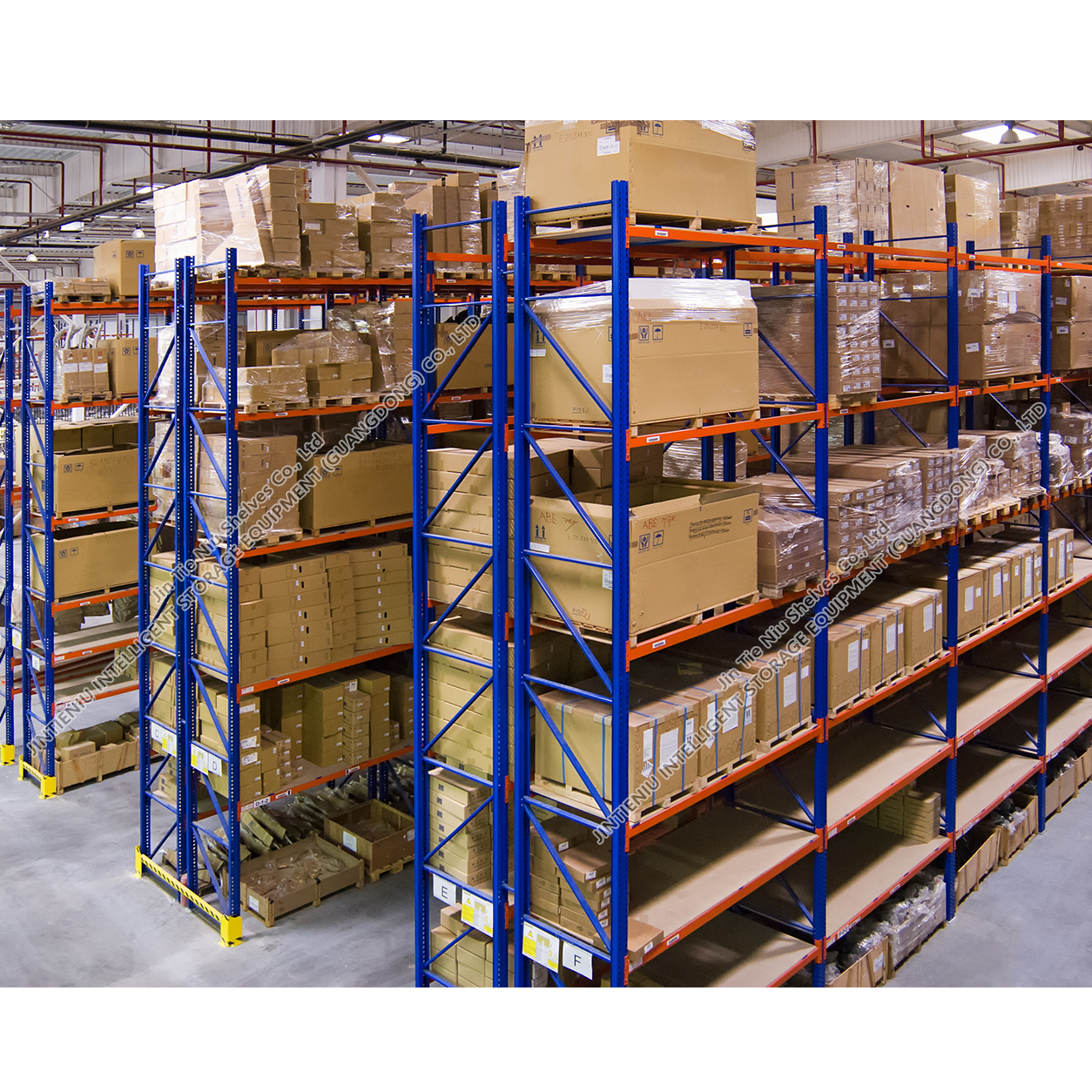 Industrial Pallet Storage 3000KG 2000KG 1500KG 1000KG Load Capacity Heavy Duty Racks Pallet Racking System Distribution Center