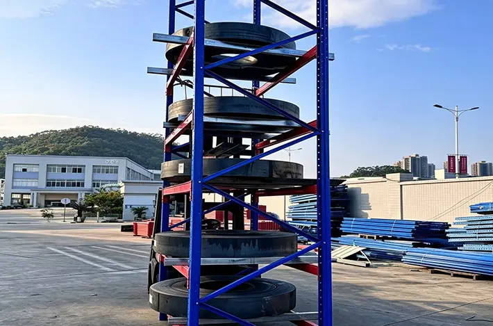 Pallet racking beam load capacity deflection testing