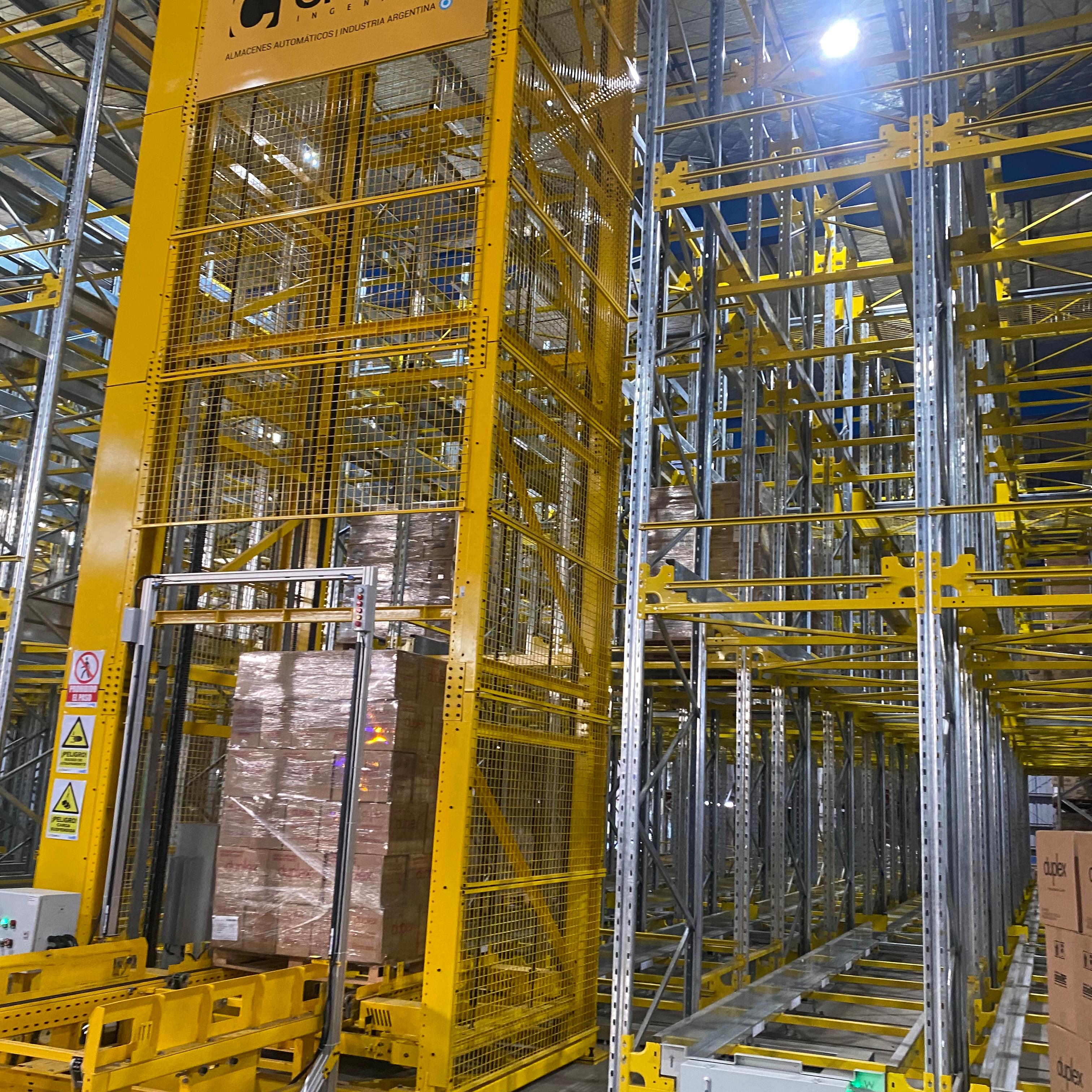 Jracking High-Load Warehouse Storage Rack CE Certified Four-Way Radio Shuttle Rack System for Cold Storage Warehouse Use