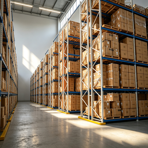 Industrial Heavy Load Selective Pallet Racking System Adjustable BeamHeight Metal Warehouse Storage Rack for Logistics Warehouse