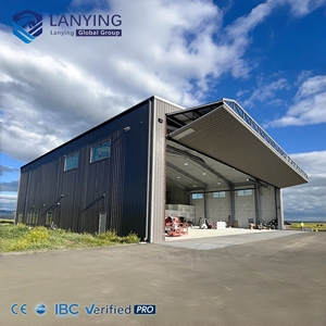 Fireproof Prefab Metal Frame Building Heavy-Duty Industrial Storage Workshop Garage Shed Steel Structure Warehouse Hangar