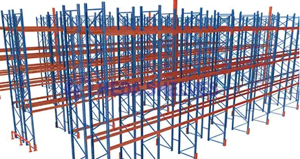 3D warehouse layout rendering