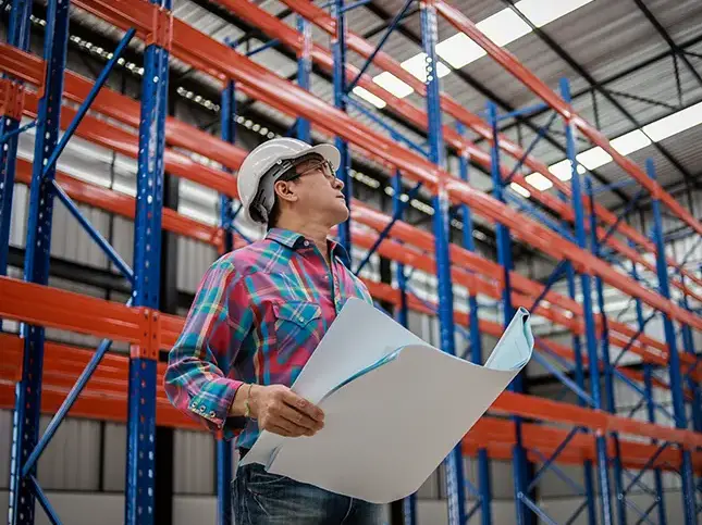 Building materials warehouse racking