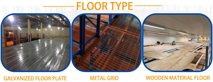 Warehouse Heavy Duty Steel Loft Platform Shelf Storage Attic Rack Pallet Racking Supported Mezzanine Floor Racks System