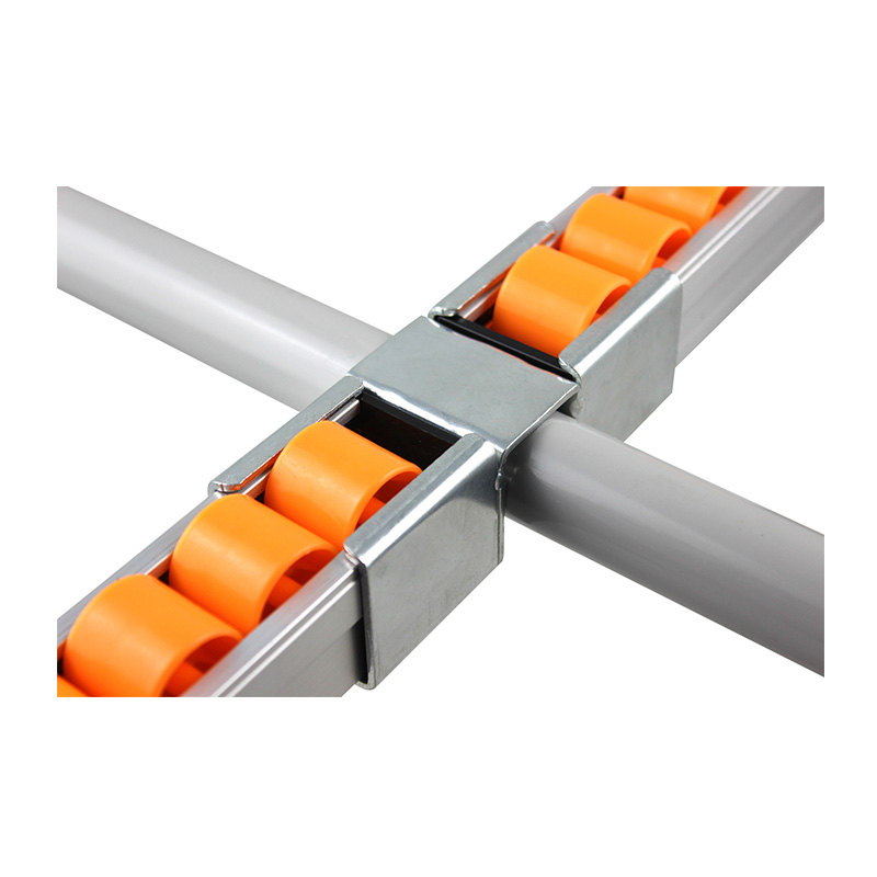 Roller Track Pipe Rack System Flow Roller Rack Assemble Aluminum Flow Rails for Shelf