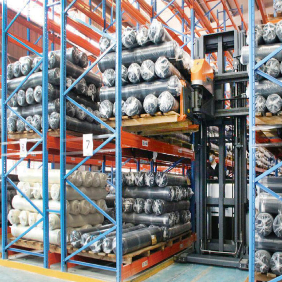 Factory Supply Cold Rolled Steel Heavy Duty Adjustable Narrow Aisle Racks Stable Bearing Design for Tight Passage Warehouse