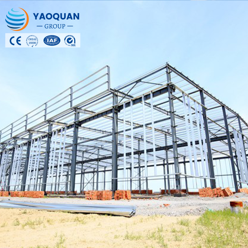 Prefab Steel Frame Cold Storage Logistics Warehouse Distribution Center Building With Mezzanine Floor Racking System