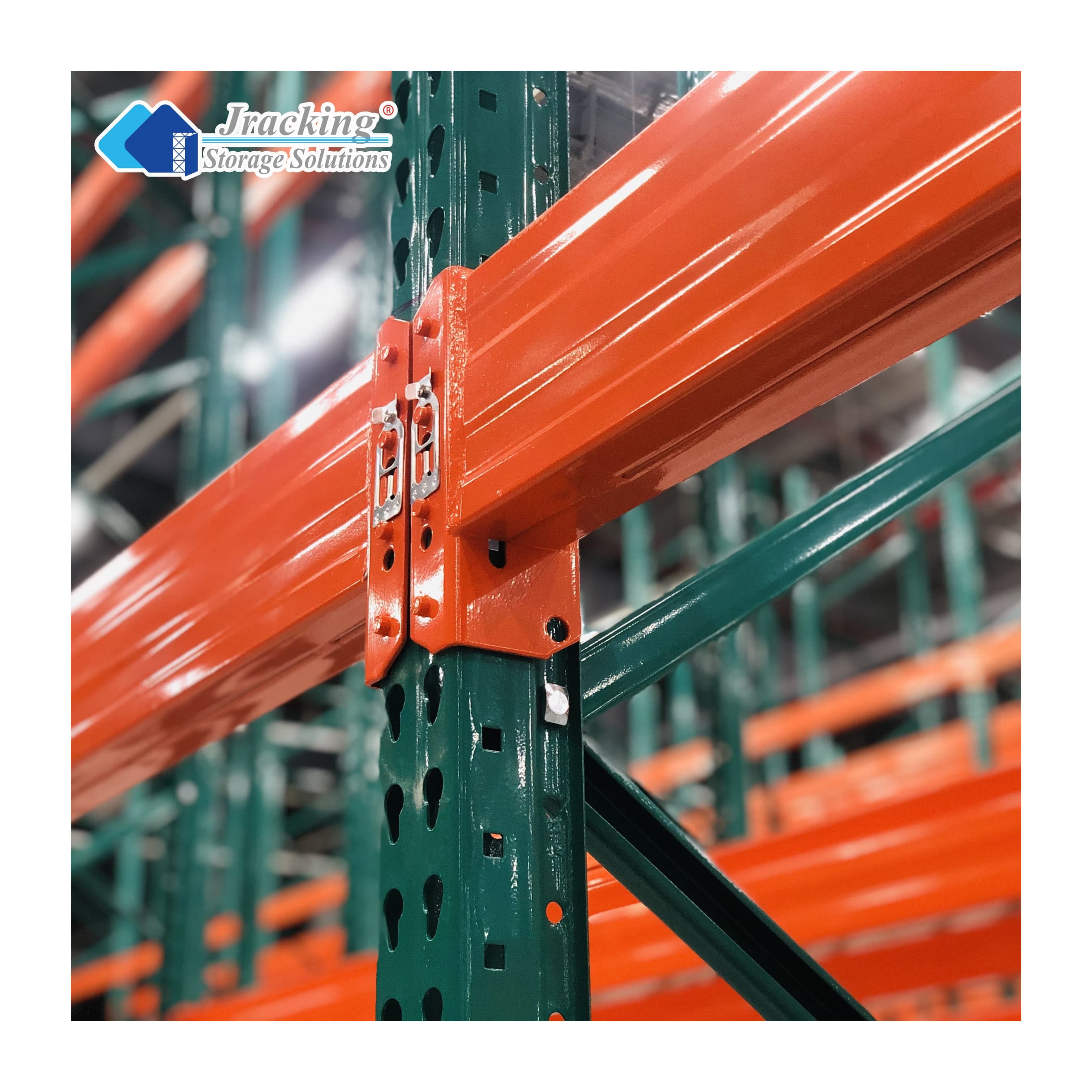 Adjustable CE Certified Warehouse Storage Rack Steel Teardrop Pallet Racking System For Industrial Warehousing