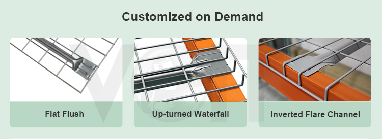 Environmentally Friendly Coating Warehouse Storage Heavy Duty Pallet Rack Wire Mesh Decking