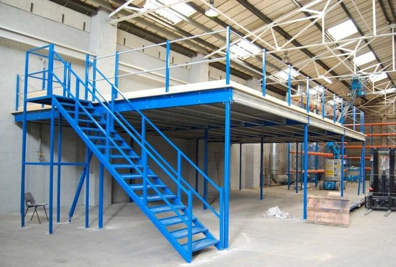 Pace-Saving Industrial Mezzanine Platform Heavy Duty Multi-level Warehouse Steel Floor Customized Corrosion Protected